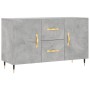 Betongraues Sideboard aus Holzwerkstoff, 100 x 36 x 60 cm von vidaXL, Sideboards - Ref: Foro24-828152, Preis: 115,54 €, Rabat...