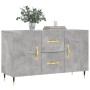 Aparador de madera de ingeniería gris hormigón 100x36x60 cm de vidaXL, Aparadores - Ref: Foro24-828152, Precio: 115,54 €, Des...