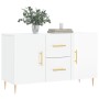 Hochglanzweißes Sideboard aus Holzwerkstoff, 100 x 36 x 60 cm von vidaXL, Sideboards - Ref: Foro24-828158, Preis: 116,98 €, R...