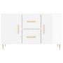 Glossy white engineered wood sideboard 100x36x60 cm by vidaXL, Sideboards - Ref: Foro24-828158, Price: 116,98 €, Discount: %