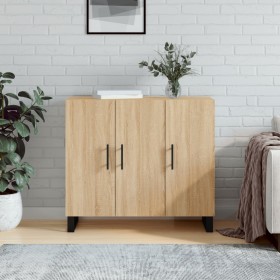 Sonoma Oak Engineered Wood Sideboard 90x34x80 cm by vidaXL, Sideboards - Ref: Foro24-828135, Price: 97,99 €, Discount: %