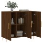 Engineered wood brown oak sideboard 90x34x80 cm by vidaXL, Sideboards - Ref: Foro24-828099, Price: 78,29 €, Discount: %