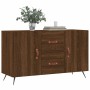 Brown oak engineered wood sideboard 100x36x60 cm by vidaXL, Sideboards - Ref: Foro24-828147, Price: 101,99 €, Discount: %