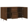 Aparador de madera de ingeniería roble marrón 100x36x60 cm de vidaXL, Aparadores - Ref: Foro24-828147, Precio: 101,35 €, Desc...