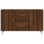 Aparador de madera de ingeniería roble marrón 100x36x60 cm de vidaXL, Aparadores - Ref: Foro24-828147, Precio: 101,35 €, Desc...