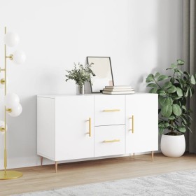 Weißes Sideboard aus Holzwerkstoff, 100 x 36 x 60 cm von vidaXL, Sideboards - Ref: Foro24-828156, Preis: 101,93 €, Rabatt: %