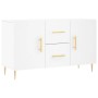 Weißes Sideboard aus Holzwerkstoff, 100 x 36 x 60 cm von vidaXL, Sideboards - Ref: Foro24-828156, Preis: 101,93 €, Rabatt: %