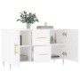 Weißes Sideboard aus Holzwerkstoff, 100 x 36 x 60 cm von vidaXL, Sideboards - Ref: Foro24-828156, Preis: 101,93 €, Rabatt: %