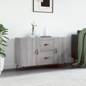 Sonoma gray engineered wood sideboard 100x36x60 cm by vidaXL, Sideboards - Ref: Foro24-828146, Price: 82,24 €, Discount: %