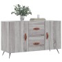 Aparador de madera de ingeniería gris Sonoma 100x36x60 cm de vidaXL, Aparadores - Ref: Foro24-828146, Precio: 82,81 €, Descue...