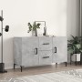 Graues Sideboard aus Holzwerkstoff Beton 100x36x60 cm von vidaXL, Sideboards - Ref: Foro24-828176, Preis: 95,34 €, Rabatt: %