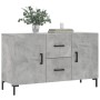 Graues Sideboard aus Holzwerkstoff Beton 100x36x60 cm von vidaXL, Sideboards - Ref: Foro24-828176, Preis: 95,34 €, Rabatt: %