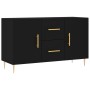 Aparador de madera de ingeniería negro 100x36x60 cm de vidaXL, Aparadores - Ref: Foro24-828157, Precio: 98,59 €, Descuento: %