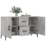 Graues Sideboard aus Holzwerkstoff Beton 100x36x60 cm von vidaXL, Sideboards - Ref: Foro24-828176, Preis: 95,34 €, Rabatt: %