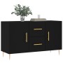 Aparador de madera de ingeniería negro 100x36x60 cm de vidaXL, Aparadores - Ref: Foro24-828157, Precio: 98,59 €, Descuento: %