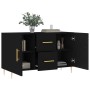 Aparador de madera de ingeniería negro 100x36x60 cm de vidaXL, Aparadores - Ref: Foro24-828157, Precio: 98,59 €, Descuento: %