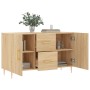 Aparador de madera de ingeniería roble Sonoma 100x36x60 cm de vidaXL, Aparadores - Ref: Foro24-828159, Precio: 94,90 €, Descu...