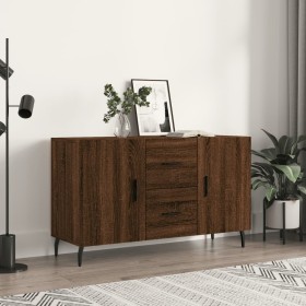 Engineered wood sideboard in brown oak 100x36x60 cm by vidaXL, Sideboards - Ref: Foro24-828195, Price: 108,99 €, Discount: %