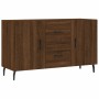 Engineered wood sideboard in brown oak 100x36x60 cm by vidaXL, Sideboards - Ref: Foro24-828195, Price: 113,51 €, Discount: %