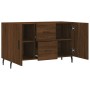 Engineered wood sideboard in brown oak 100x36x60 cm by vidaXL, Sideboards - Ref: Foro24-828195, Price: 113,51 €, Discount: %