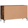 Smoked oak engineered wood sideboard 100x36x60 cm by vidaXL, Sideboards - Ref: Foro24-828177, Price: 87,69 €, Discount: %