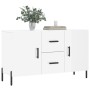 Hochglanzweißes Sideboard aus Holzwerkstoff, 100 x 36 x 60 cm von vidaXL, Sideboards - Ref: Foro24-828182, Preis: 65,18 €, Ra...