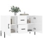 Glossy white engineered wood sideboard 100x36x60 cm by vidaXL, Sideboards - Ref: Foro24-828182, Price: 65,18 €, Discount: %