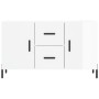 Glossy white engineered wood sideboard 100x36x60 cm by vidaXL, Sideboards - Ref: Foro24-828182, Price: 65,18 €, Discount: %