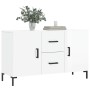 Glänzendes Sideboard aus weißem Holzwerkstoff 100x36x60 cm von vidaXL, Sideboards - Ref: Foro24-828174, Preis: 104,67 €, Raba...