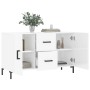 Glänzendes Sideboard aus weißem Holzwerkstoff 100x36x60 cm von vidaXL, Sideboards - Ref: Foro24-828174, Preis: 104,67 €, Raba...