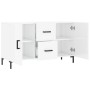 Bright white engineered wood sideboard 100x36x60 cm by vidaXL, Sideboards - Ref: Foro24-828174, Price: 104,67 €, Discount: %