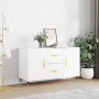 Sideboard aus weißem Holzwerkstoff 100x36x60 cm von vidaXL, Sideboards - Ref: Foro24-828148, Preis: 92,99 €, Rabatt: %