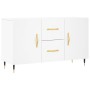 Aparador de madera de ingeniería blanco 100x36x60 cm de vidaXL, Aparadores - Ref: Foro24-828148, Precio: 89,26 €, Descuento: %