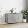 Graues Sideboard aus Holzwerkstoff Beton 100x36x60 cm von vidaXL, Sideboards - Ref: Foro24-828160, Preis: 98,02 €, Rabatt: %