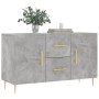 Graues Sideboard aus Holzwerkstoff Beton 100x36x60 cm von vidaXL, Sideboards - Ref: Foro24-828160, Preis: 98,02 €, Rabatt: %