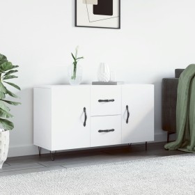 White engineered wood sideboard 100x36x60 cm by vidaXL, Sideboards - Ref: Foro24-828164, Price: 87,54 €, Discount: %