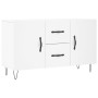 Weißes Sideboard aus Holzwerkstoff, 100 x 36 x 60 cm von vidaXL, Sideboards - Ref: Foro24-828164, Preis: 94,88 €, Rabatt: %