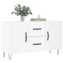 Weißes Sideboard aus Holzwerkstoff, 100 x 36 x 60 cm von vidaXL, Sideboards - Ref: Foro24-828164, Preis: 94,88 €, Rabatt: %