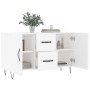 White engineered wood sideboard 100x36x60 cm by vidaXL, Sideboards - Ref: Foro24-828164, Price: 92,79 €, Discount: %