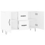 White engineered wood sideboard 100x36x60 cm by vidaXL, Sideboards - Ref: Foro24-828164, Price: 92,79 €, Discount: %