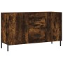 Aparador madera de ingeniería roble ahumado 100x36x60 cm de vidaXL, Aparadores - Ref: Foro24-828185, Precio: 79,91 €, Descuen...