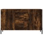 Aparador madera de ingeniería roble ahumado 100x36x60 cm de vidaXL, Aparadores - Ref: Foro24-828185, Precio: 79,91 €, Descuen...