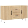 Aparador de madera de ingeniería roble Sonoma 100x36x60 cm de vidaXL, Aparadores - Ref: Foro24-828167, Precio: 82,69 €, Descu...