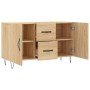 Aparador de madera de ingeniería roble Sonoma 100x36x60 cm de vidaXL, Aparadores - Ref: Foro24-828167, Precio: 82,69 €, Descu...