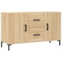 Aparador de madera de ingeniería roble Sonoma 100x36x60 cm de vidaXL, Aparadores - Ref: Foro24-828175, Precio: 87,16 €, Descu...