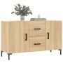 Aparador de madera de ingeniería roble Sonoma 100x36x60 cm de vidaXL, Aparadores - Ref: Foro24-828175, Precio: 87,16 €, Descu...