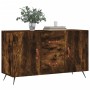 Sideboard aus geräuchertem Eichenholzwerkstoff, 100 x 36 x 60 cm von vidaXL, Sideboards - Ref: Foro24-828145, Preis: 58,62 €,...