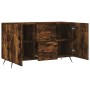 Aparador madera de ingeniería roble ahumado 100x36x60 cm de vidaXL, Aparadores - Ref: Foro24-828145, Precio: 58,62 €, Descuen...