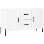 White engineered wood sideboard 100x36x60 cm by vidaXL, Sideboards - Ref: Foro24-828180, Price: 85,75 €, Discount: %