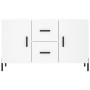 White engineered wood sideboard 100x36x60 cm by vidaXL, Sideboards - Ref: Foro24-828180, Price: 85,75 €, Discount: %